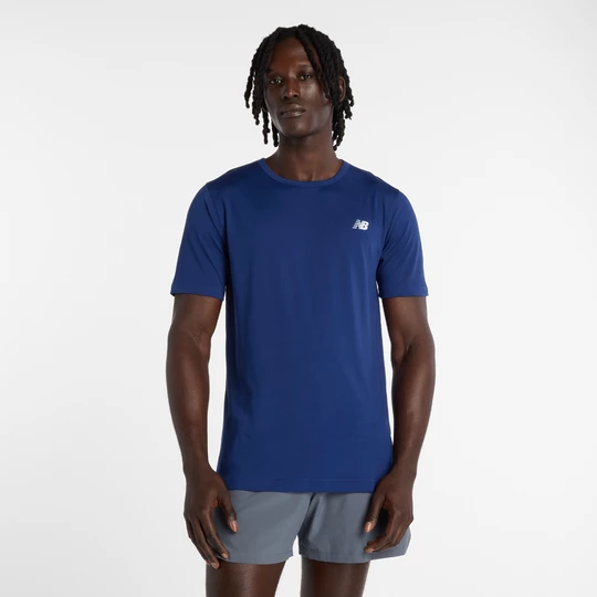 Obrázek produktu Pánské tričko New Balance MT61O0U4BUY – tmavomodrá