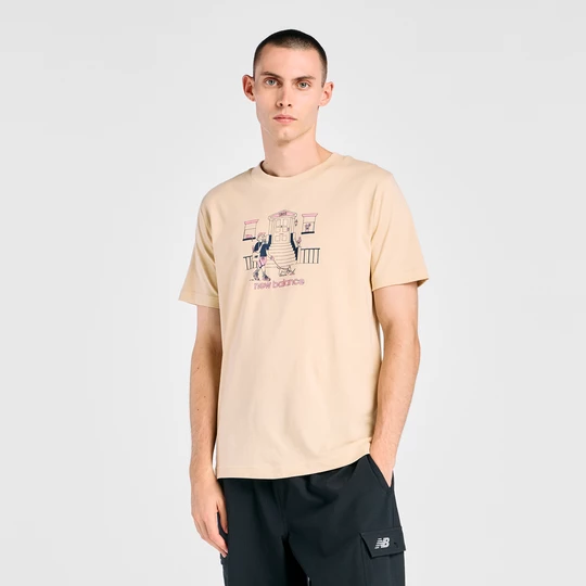 Obrázek produktu Pánské tričko New Balance MT61Y0XJABC – béžové