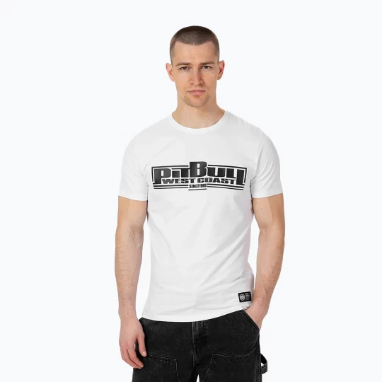 Obrázek produktu Pánské tričko Pitbull Classic Boxing white