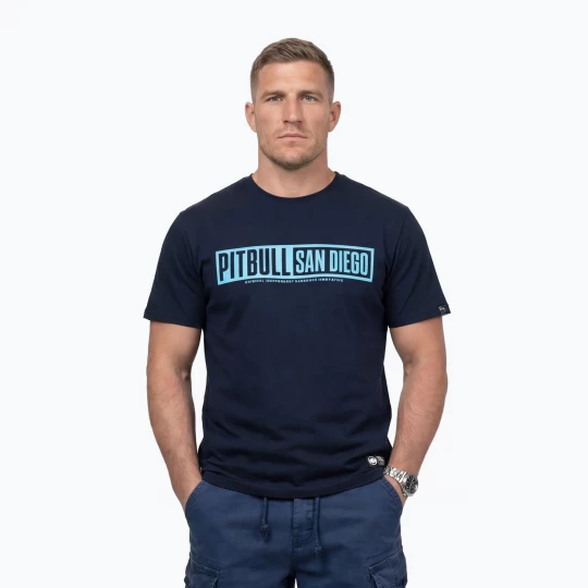 Obrázek produktu Pánské tričko Pitbull Eighty Nine Dog dark navy Námořnická modř