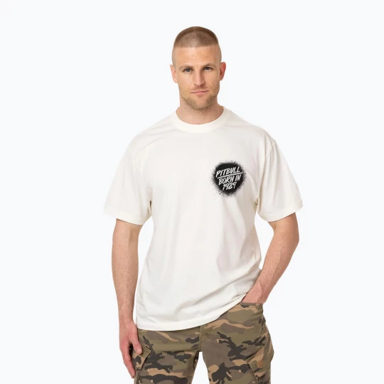Obrázek produktu Pánské tričko Pitbull Graffiti off white