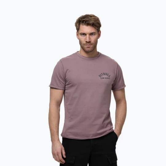 Obrázek produktu Pánské tričko Pitbull Pacific dusty burgundy vínová