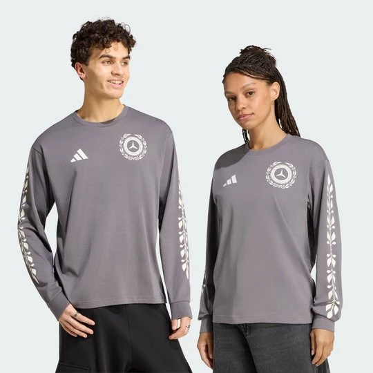 Obrázek produktu PÁNSKÉ TRIČKO SDLOUHÝM RUKÁVEM MERCEDES - AMG PETRONAS FORMULA 1 TEAM SILVER ARROWS Adidas