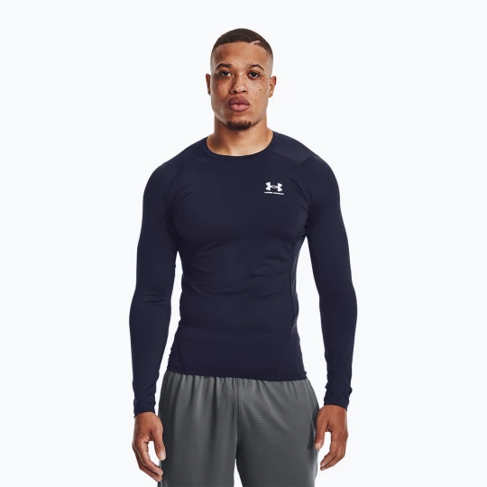 Obrázek produktu Pánské tričko Under Armour HG Armour Comp training longsleeve navy blue 1361524-410 Námořnická modř