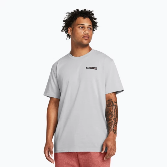 Obrázek produktu Pánské tričko Under Armour HW Armour Label mod gray medium heather / black šedá
