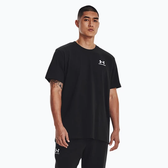 Obrázek produktu Pánské tričko Under Armour Logo Emb Heavyweight černá / bílá