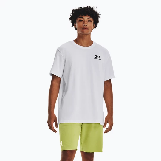 Obrázek produktu Pánské tričko Under Armour Logo Emb Heavyweight T-shirt white / black