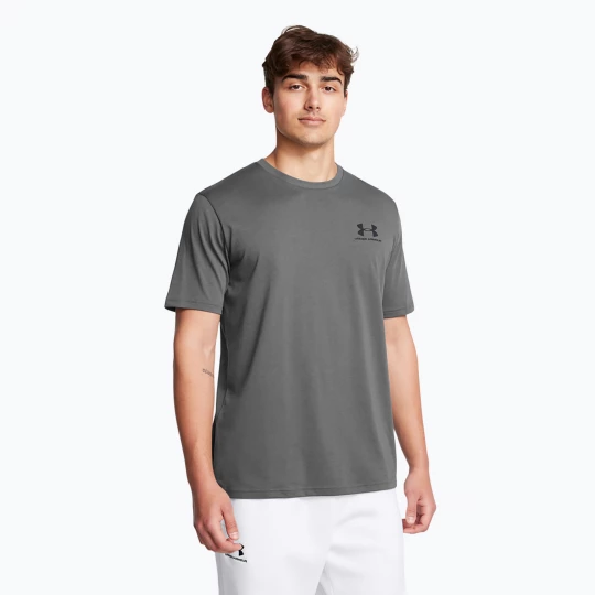 Obrázek produktu Pánské tričko Under Armour Sportstyle Left Chest castlerock / black šedá