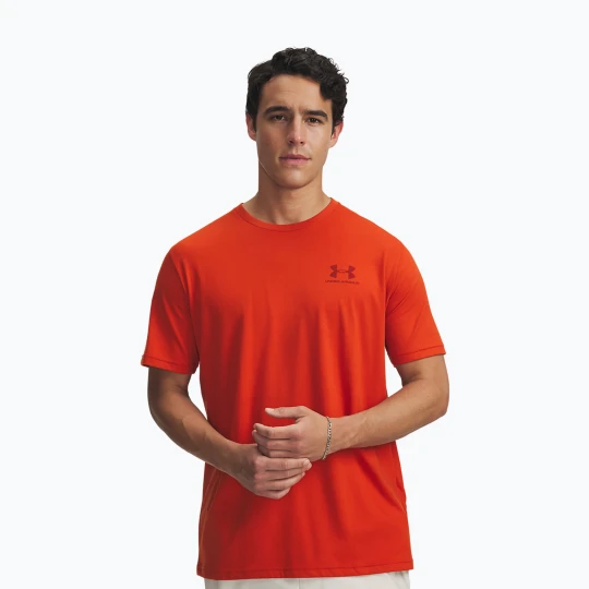 Obrázek produktu Pánské tričko Under Armour Sportstyle Left Chest surplus orange / cinna red