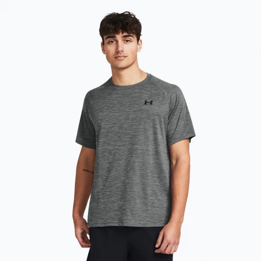 Obrázek produktu Pánské tričko Under Armour Tech Textured castlerock / black šedá