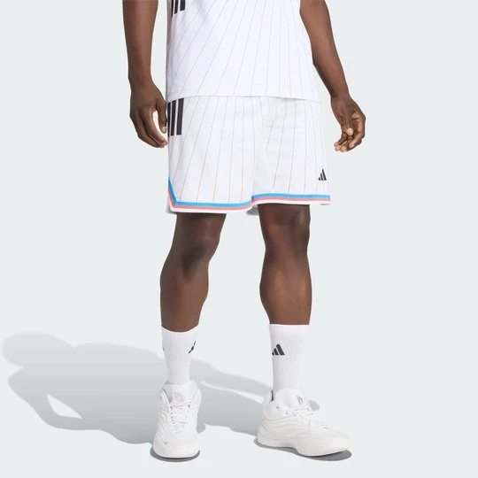 Obrázek produktu Pánské venkovní šortky Paris Basketball Adidas bílá