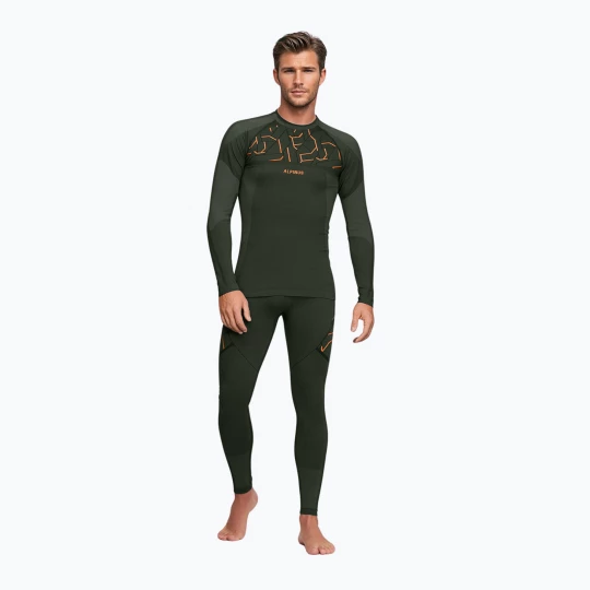 Obrázek produktu Pánský komplet termo prádla Alpinus Tactical Gausdal Set green / orange