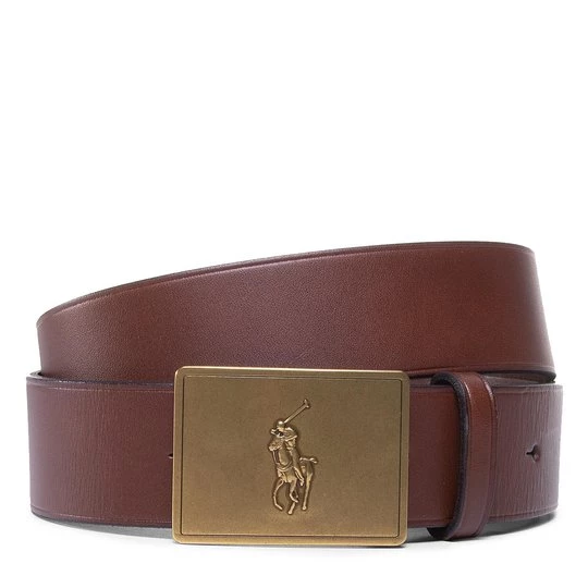 Obrázek produktu Pánský pásek Polo Ralph Lauren 36Mm Pp Plaque Belt 405691693002 Hnědá