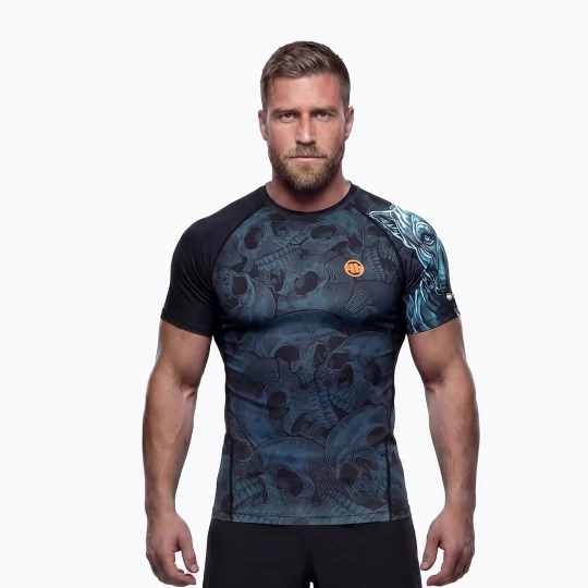 Obrázek produktu Pánský rashguard Pitbull Guardian Angel Rashguard black Modrá