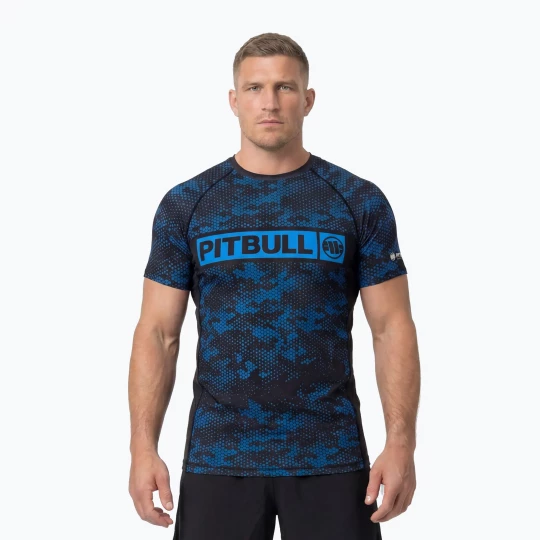 Obrázek produktu Pánský rashguard Pitbull Hex Camo Hilltop Rashguard blue
