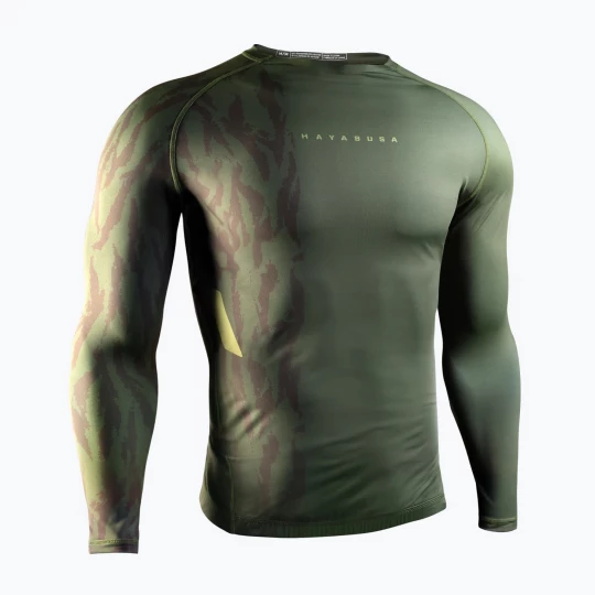 Obrázek produktu Pánský rashguard s dlouhým rukávem Hayabusa Apex Rash Guard green
