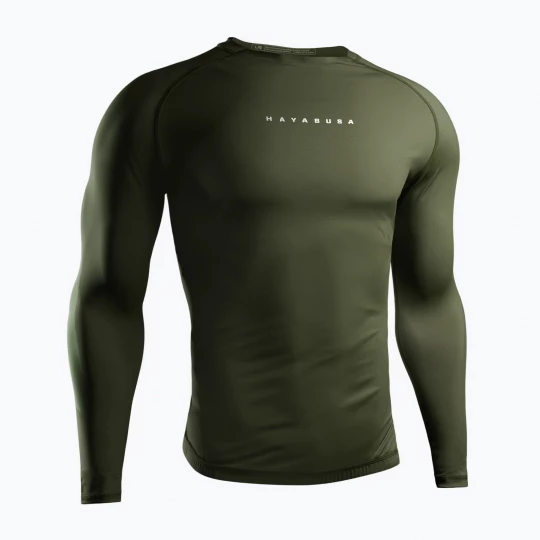 Obrázek produktu Pánský rashguard s dlouhým rukávem Hayabusa Core Rash Guard green
