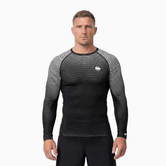 Obrázek produktu Pánský rashguard s dlouhým rukávem Pitbull Belt Rashguard black