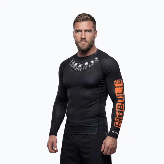 Obrázek produktu Pánský rashguard s dlouhým rukávem Pitbull Blacky Rashguard
