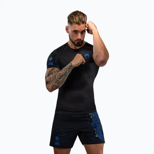 Obrázek produktu Pánský rashguard Venum Thunder Dragon černá / královská modrá