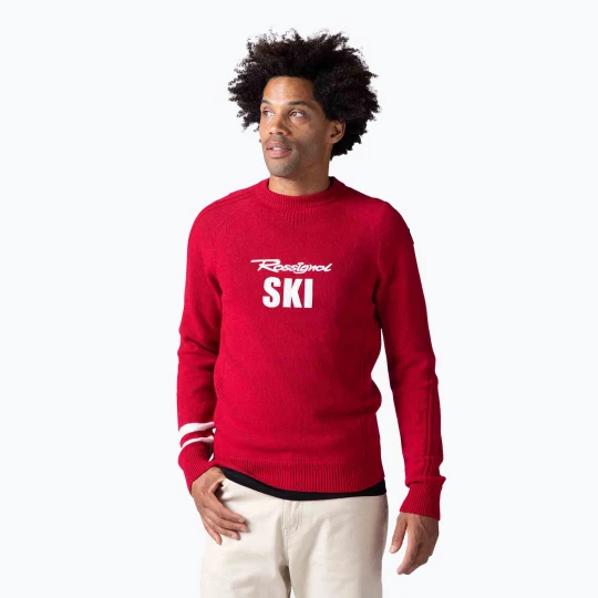 Obrázek produktu Pánský svetr Rossignol Signature Rossignol Knit sport red