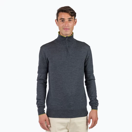 Obrázek produktu Pánský svetr Rossignol Stripe Hz Knit New onyx grey