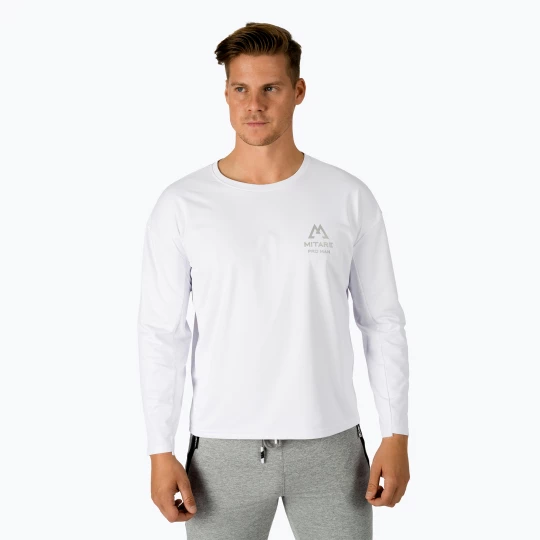 Obrázek produktu Pánský tréninkový longsleeve MITARE PRO bílý K101