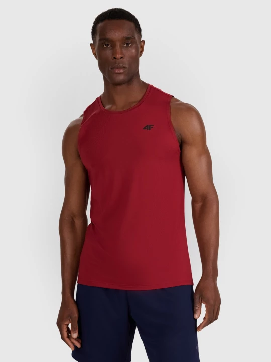 Obrázek produktu Pánský tréninkový tank top rychleschnoucí - červený 4F