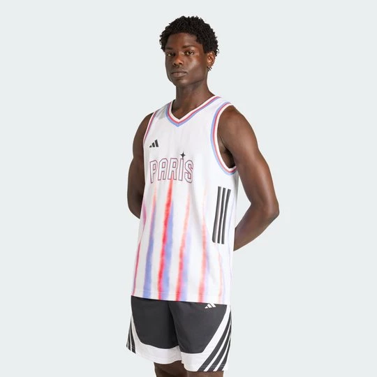 Obrázek produktu Pánský venkovní basketbalový dres Paris Basketball Adidas