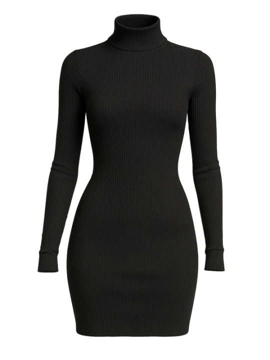 Obrázek produktu PANTHEROAR Šaty 'High Neck Mini Dress' černá