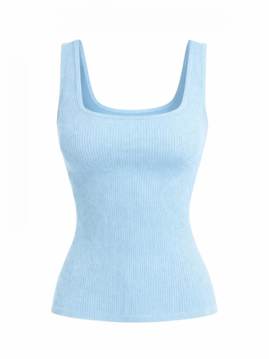 Obrázek produktu PANTHEROAR Top 'Caro Neck Sleeveless Top' světlemodrá