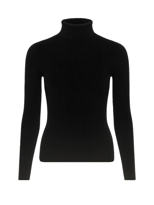 Obrázek produktu PANTHEROAR Tričko 'High Neck Long Sleeve Top' černá