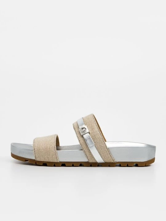Obrázek produktu Pantofle Michael Kors stříbrná barva