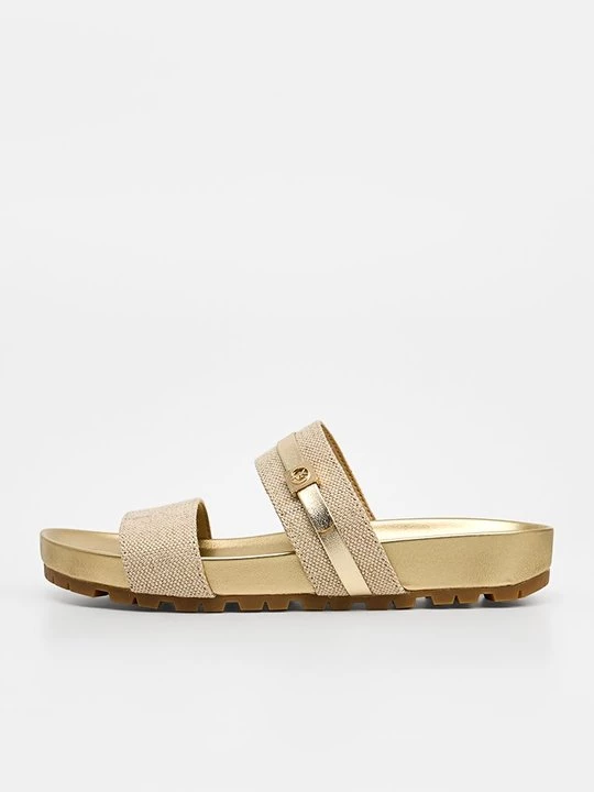 Obrázek produktu Pantofle Michael Kors zlatá barva