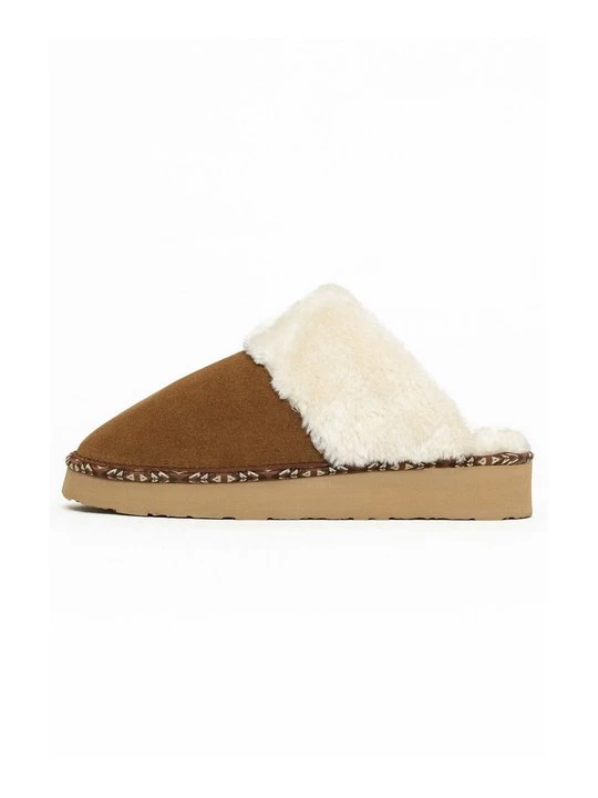 Obrázek produktu Pantofle Minnetonka světle hnědošedá
