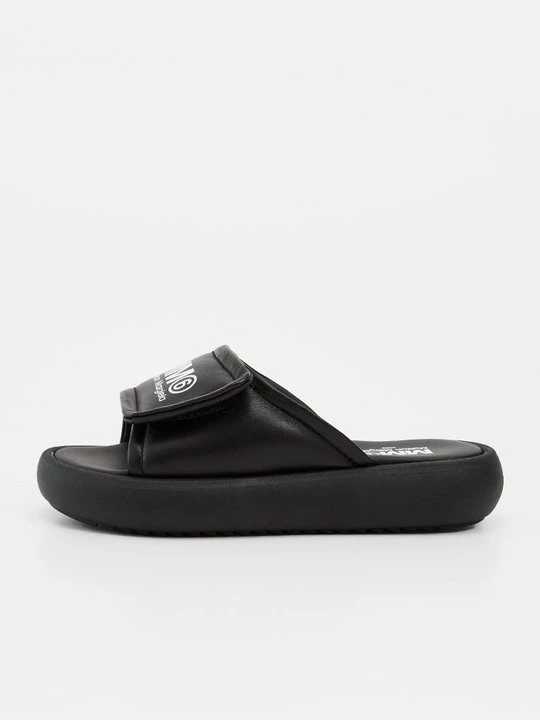 Obrázek produktu Pantofle MM6 Maison Margiela skvrnitě antracitová