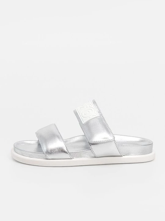 Obrázek produktu Pantofle MM6 Maison Margiela stříbrná barva