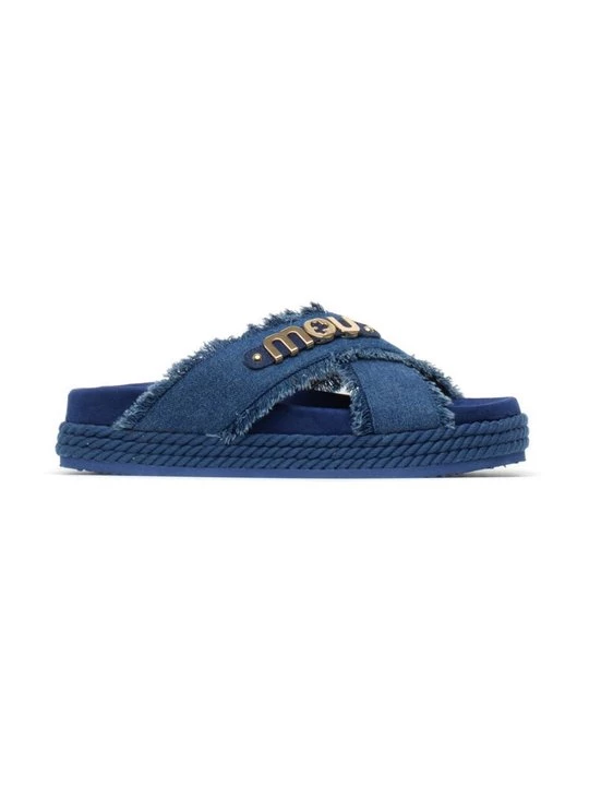 Obrázek produktu Pantofle Mou světlemodrý denim