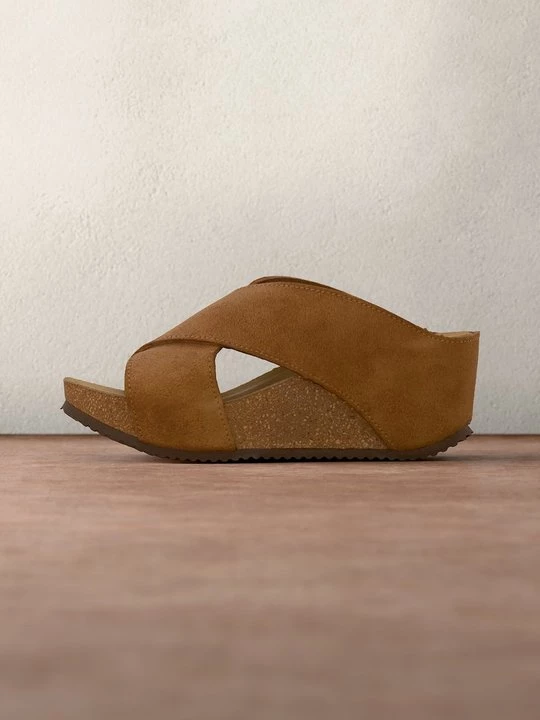 Obrázek produktu Pantofle na podpatku Copenhagen Shoes koňaková