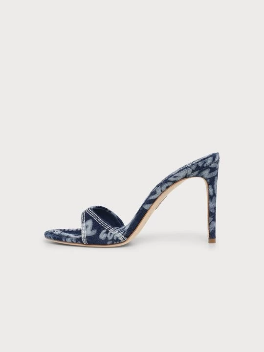 Obrázek produktu Pantofle na podpatku Dsquared2 světlemodrý denim