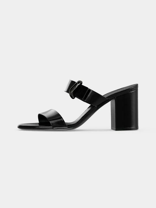Obrázek produktu Pantofle na podpatku Emporio Armani černá