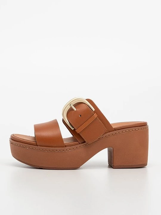 Obrázek produktu Pantofle na podpatku FitFlop hnědá