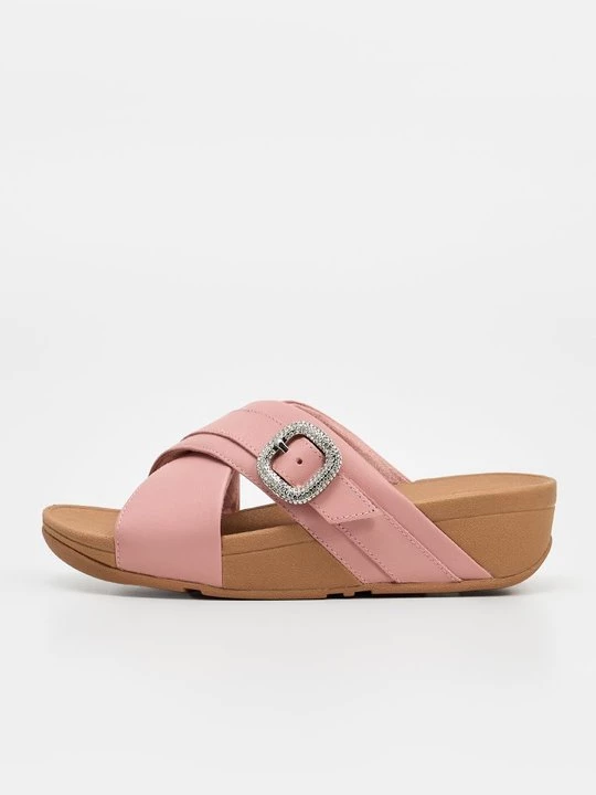 Obrázek produktu Pantofle na podpatku FitFlop světle růžová