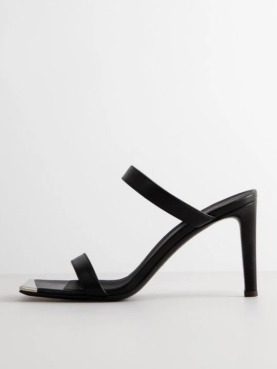Obrázek produktu Pantofle na podpatku Giuseppe Zanotti černá