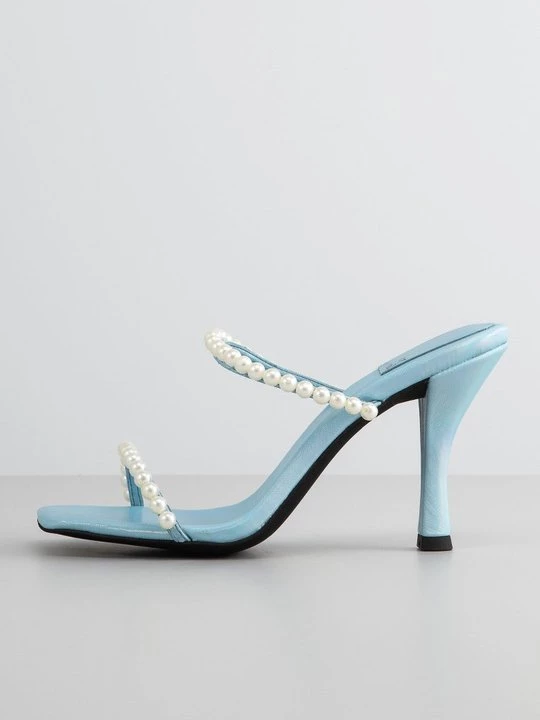 Obrázek produktu Pantofle na podpatku Jeffrey Campbell modrá