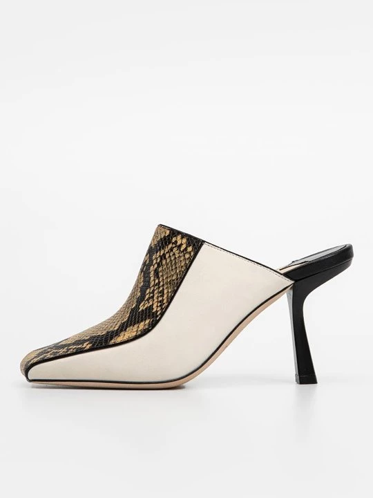 Obrázek produktu Pantofle na podpatku Jimmy Choo světle hnědá