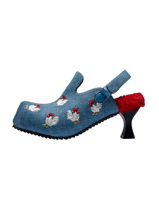 Obrázek produktu Pantofle na podpatku Koi Footwear modrá