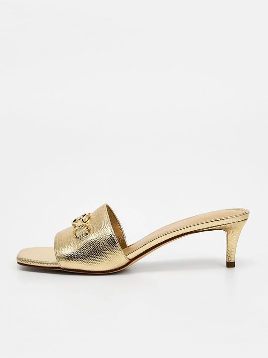 Obrázek produktu Pantofle na podpatku Michael Kors zlatá barva