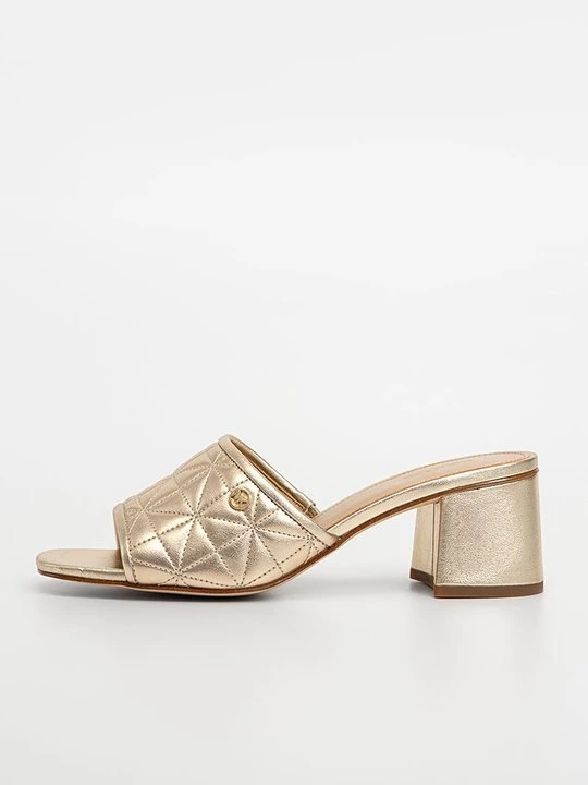 Obrázek produktu Pantofle na podpatku Michael Kors zlatá barva