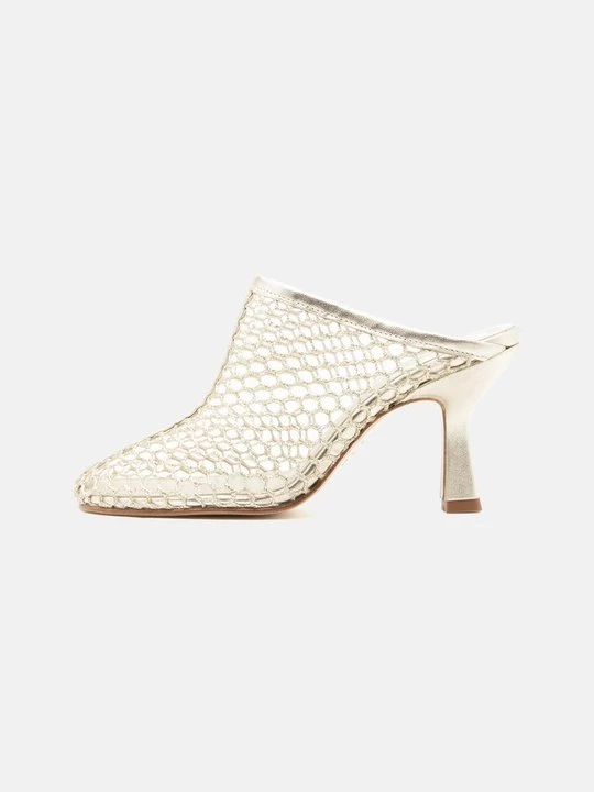 Obrázek produktu Pantofle na podpatku Souliers Martinez zlatá barva